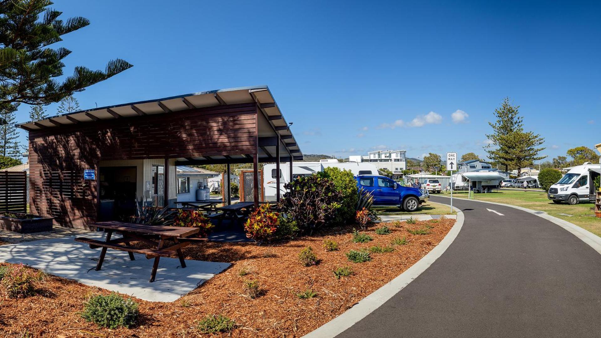 Woolgoolga Beach Holiday Park Eksteriør bilde